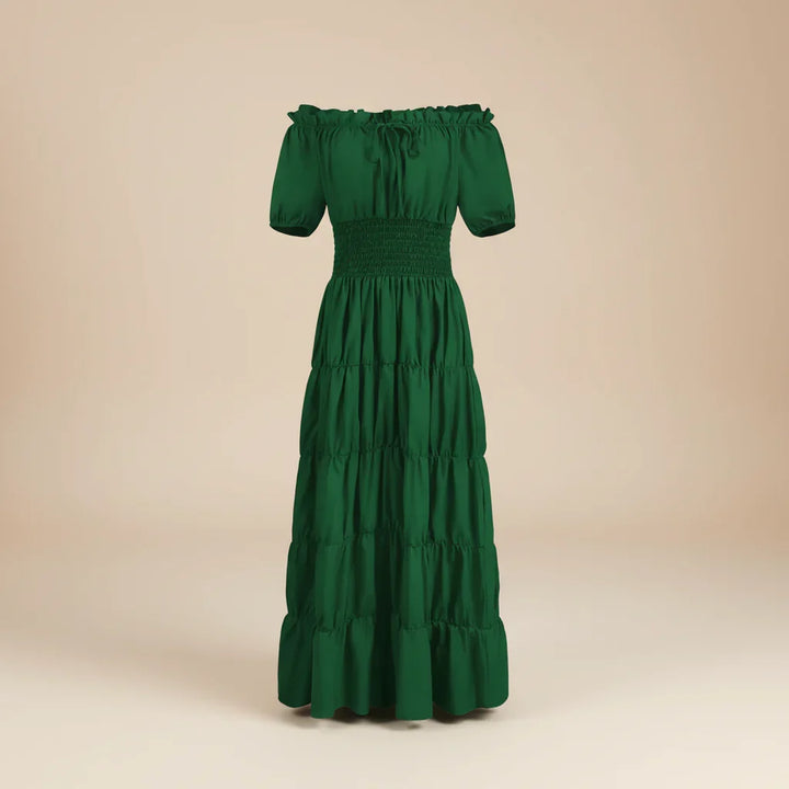 Robe d'été pour femmes Renaissance Moyen Âge Robe maxi longue