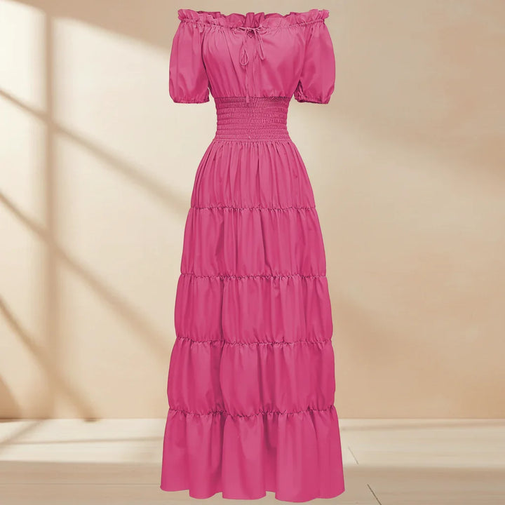 Robe d'été pour femmes Renaissance Moyen Âge Robe maxi longue