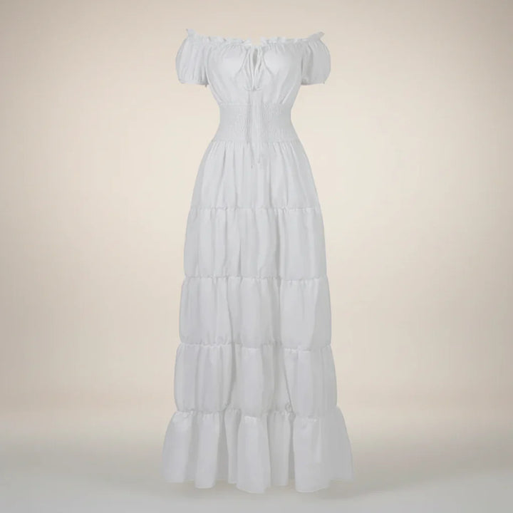 Robe d'été pour femmes Renaissance Moyen Âge Robe maxi longue
