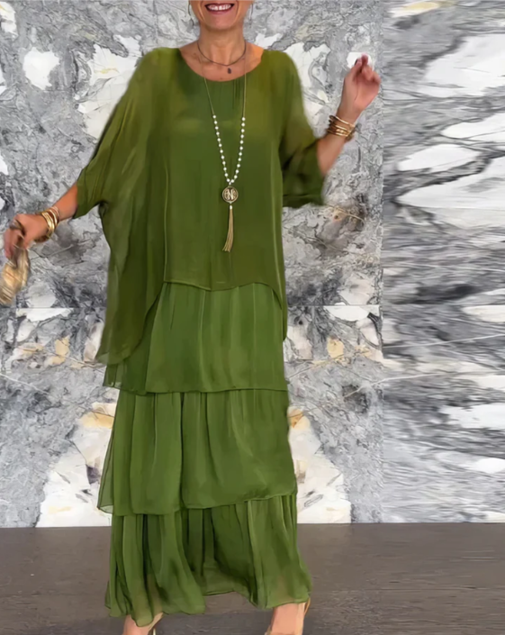 Lara | Robe maxi fluide élégante