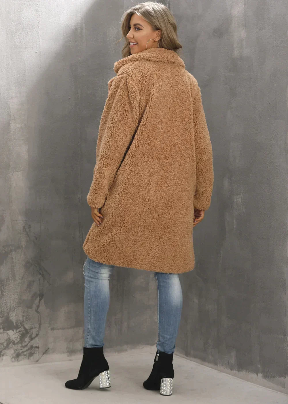 Manteau d'hiver élégant, polyvalent et confortable pour femmes