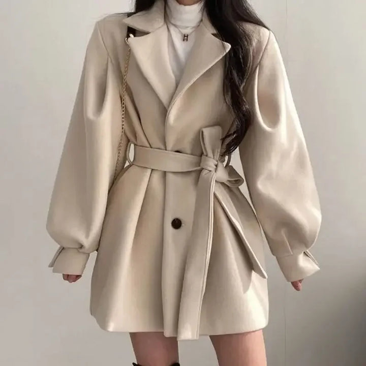 Trench-coat Femme Court Moderne | Oversized Élégant