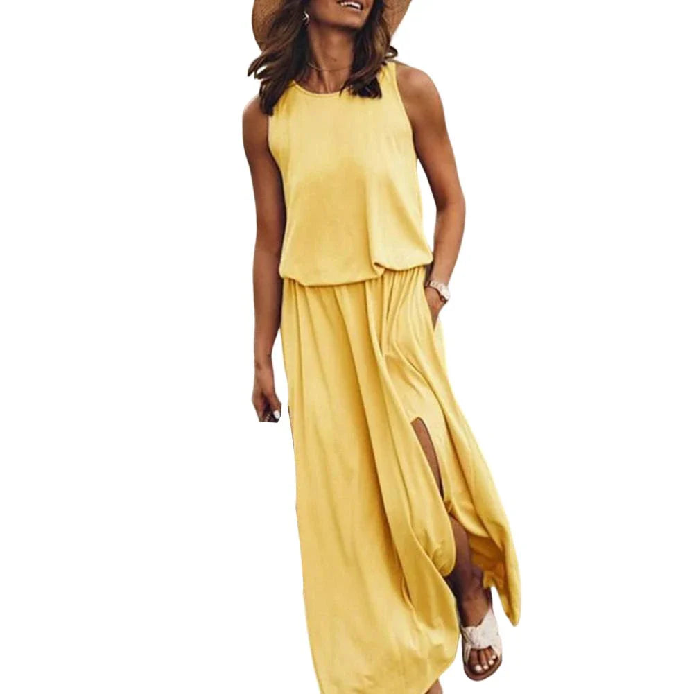 Elsie - Robe maxi d'été élégante
