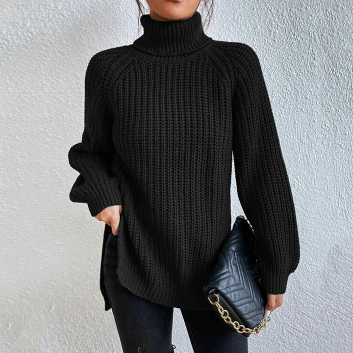 Pull à col roulé élégant, confortable et polyvalent pour femmes