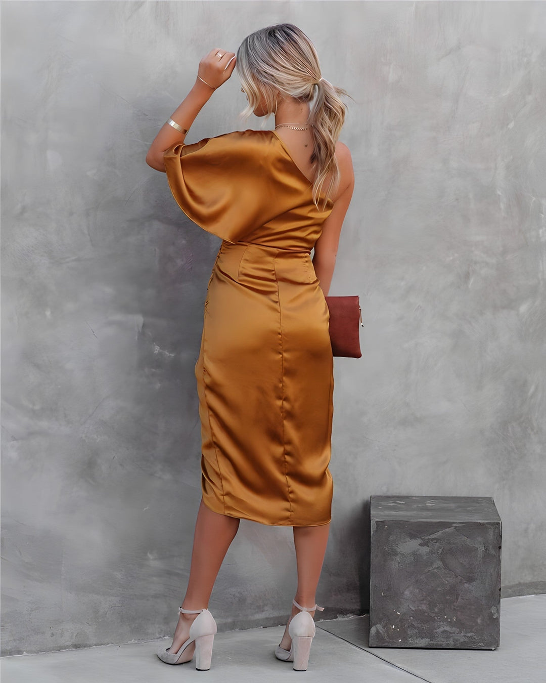 Kumari | Robe de soirée élégante à épaule unique