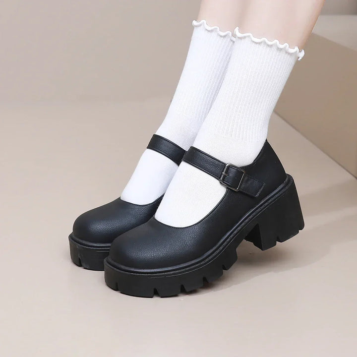 Chaussures Dirndl pour Femmes | Sangle à Boucle avec Semelle Large