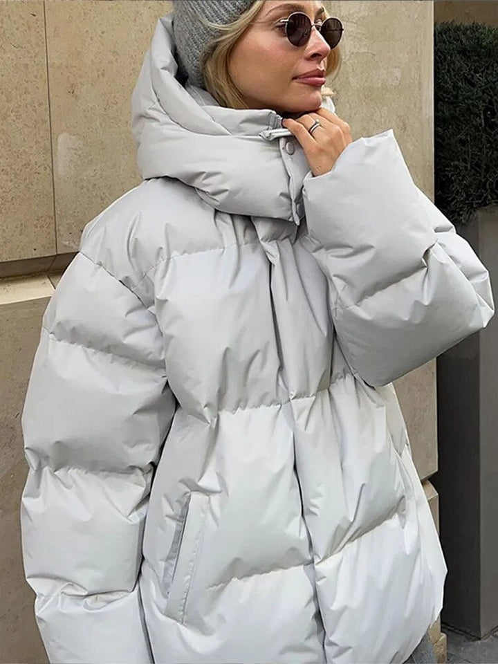Veste matelassée jaune, chaude et remarquée pour femmes
