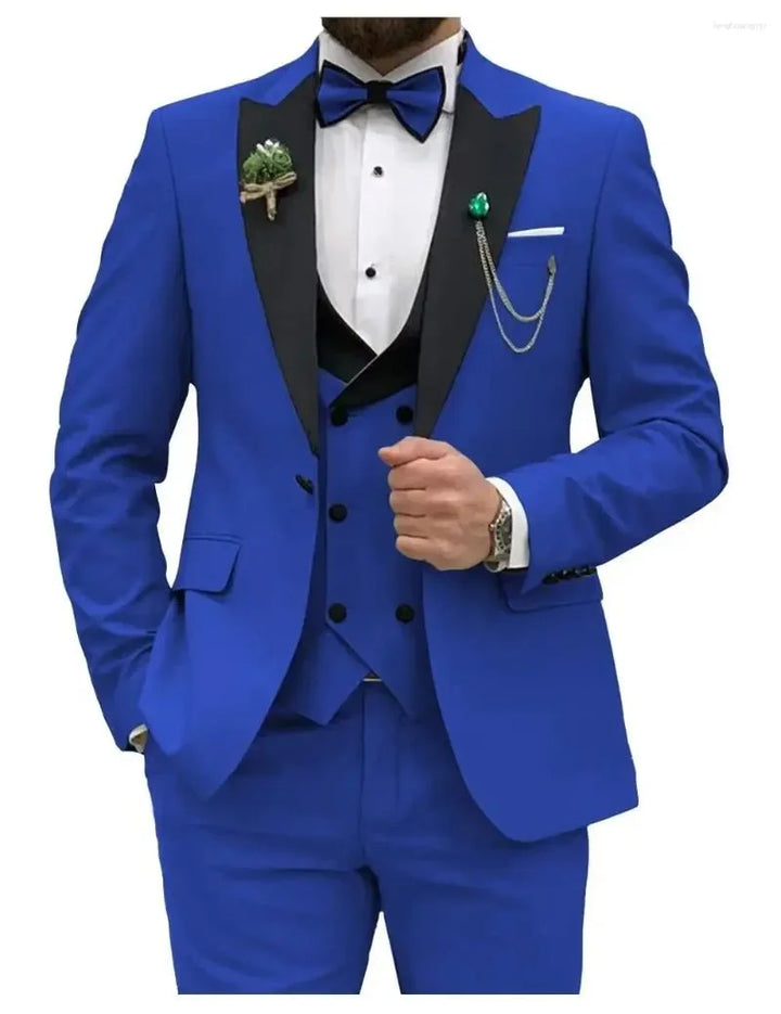 Costume Classique pour Hommes Invités de Mariage | Trois Pièces