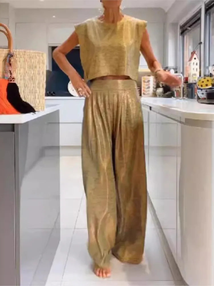 Ensemble élégant à deux pièces pour femmes