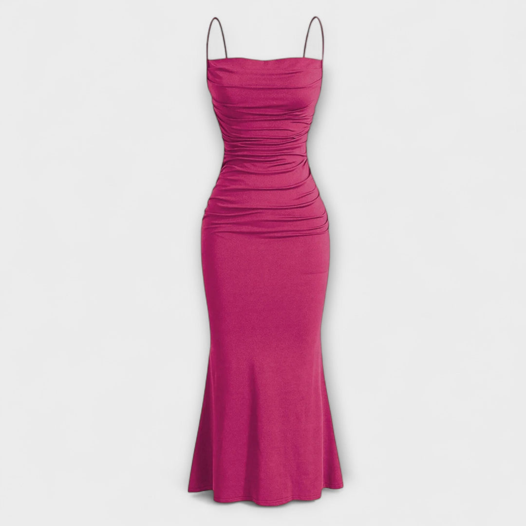 Mia Muse - Robe maxi élégante pour occasions festives