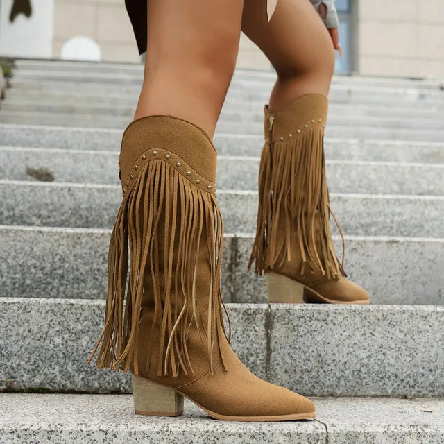 Bottes de cowboy élégantes pour femmes | Confortables