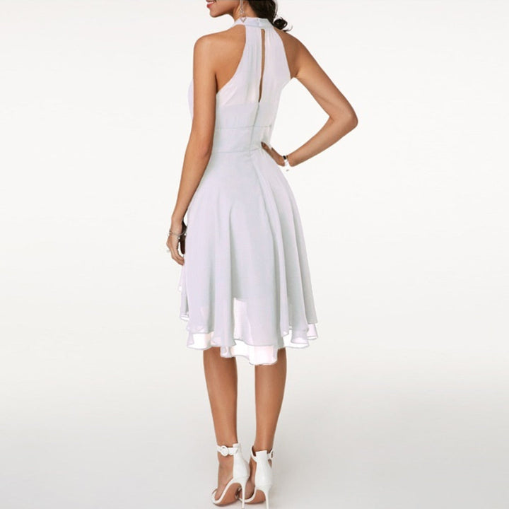 Nicoletta | Robe Mi-Longue à Décolleté Croisé pour Femmes