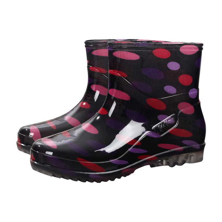 Bottes en Caoutchouc Étanches pour Femmes | Avec Imprimé Coloré