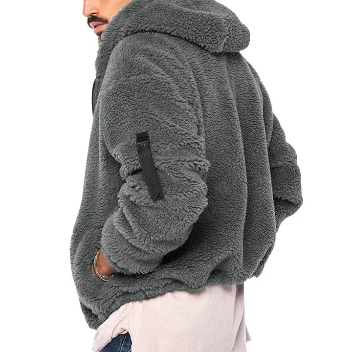 Veste d'hiver lourde, chaude et luxueuse en polaire et cachemire pour femmes