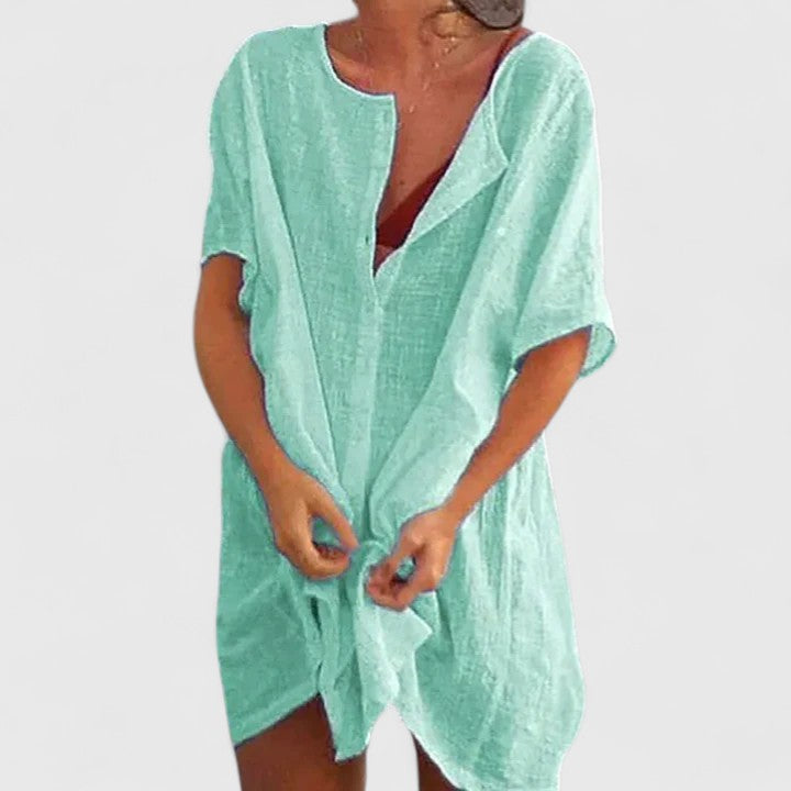 Magdalena | Robe Tunique Midi Décontractée pour Femmes