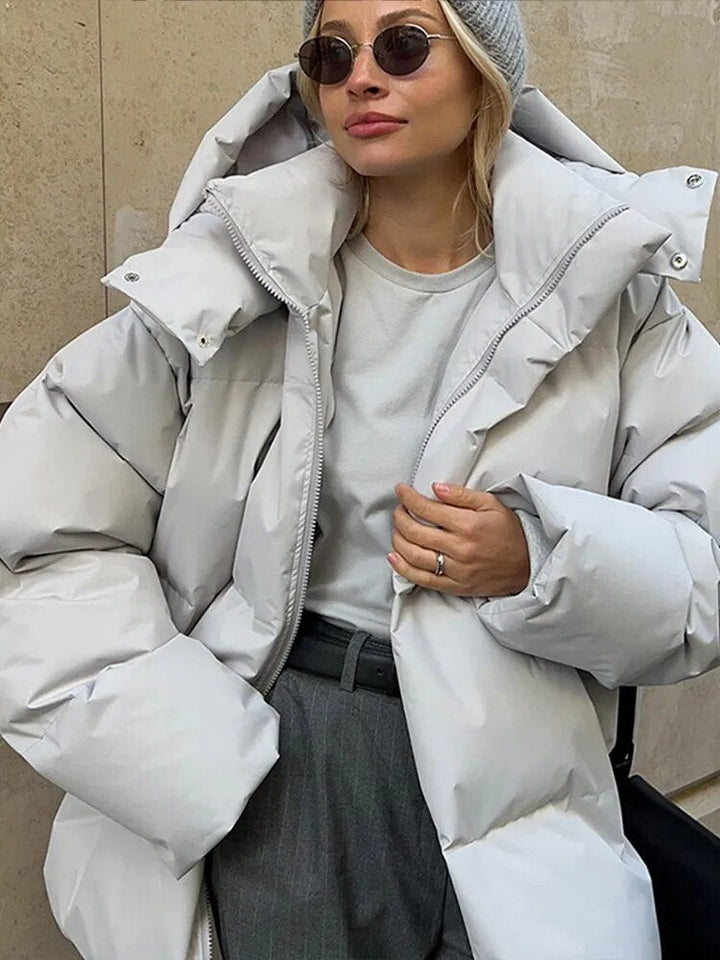 Veste matelassée jaune, chaude et remarquée pour femmes