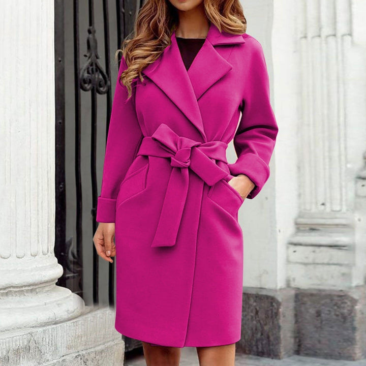 Manteau d'hiver élégant, luxueux et chaud pour femmes