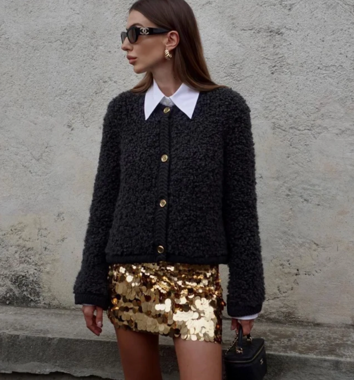 Manteau en teddy pour femmes à la mode | Élégant