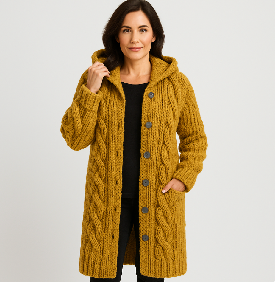 Greta | Manteau en tricot élégant pour femmes intemporel