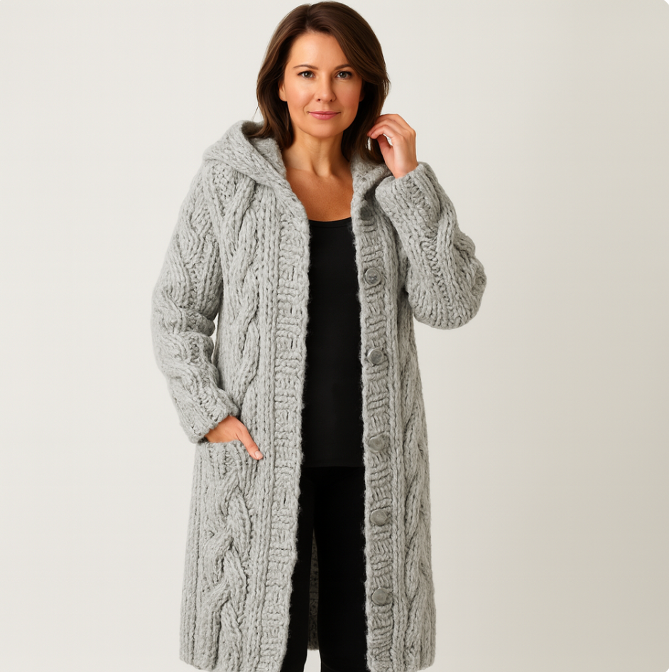 Greta | Manteau en tricot élégant pour femmes intemporel