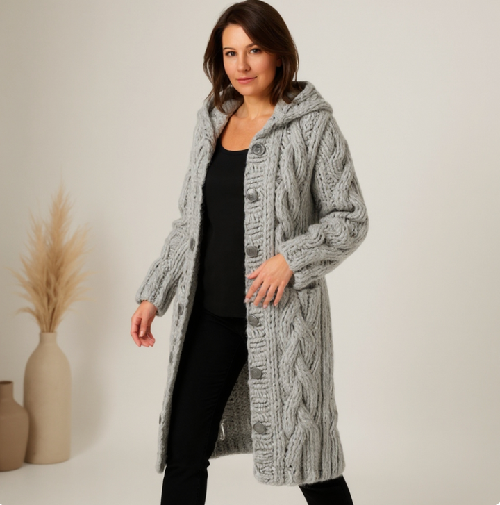 Greta | Manteau en tricot élégant pour femmes intemporel