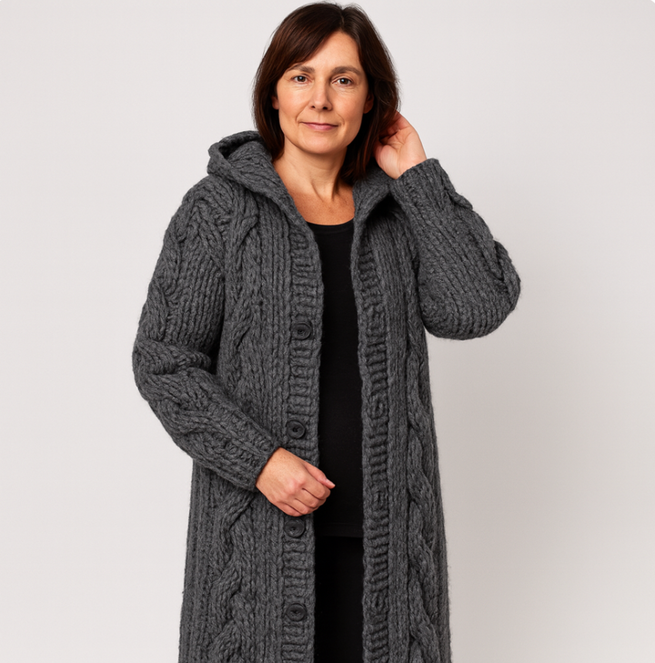 Greta | Manteau en tricot élégant pour femmes intemporel