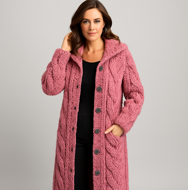 Greta | Manteau en tricot élégant pour femmes intemporel