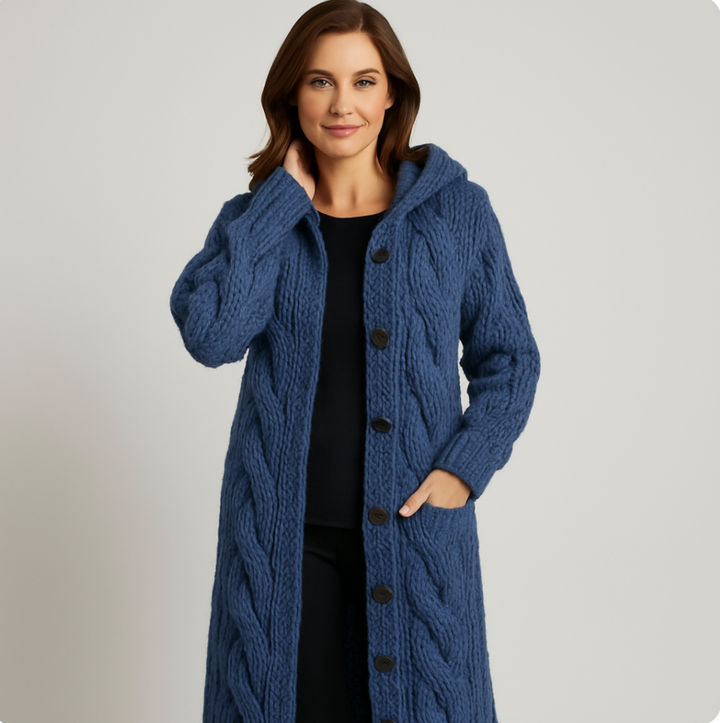 Greta | Manteau en tricot élégant pour femmes intemporel