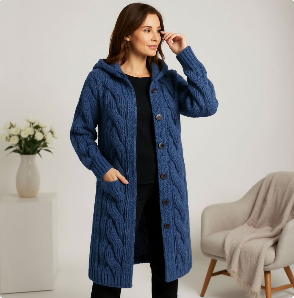 Greta | Manteau en tricot élégant pour femmes intemporel