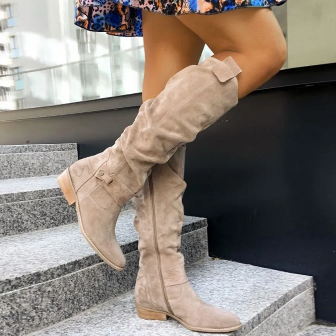 Bottes élégantes montantes pour femmes