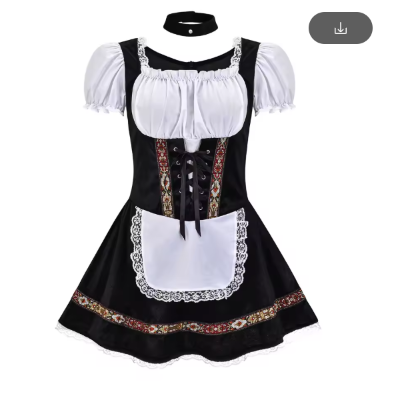 Leni | Dirndl avec tablier dans le style traditionnel