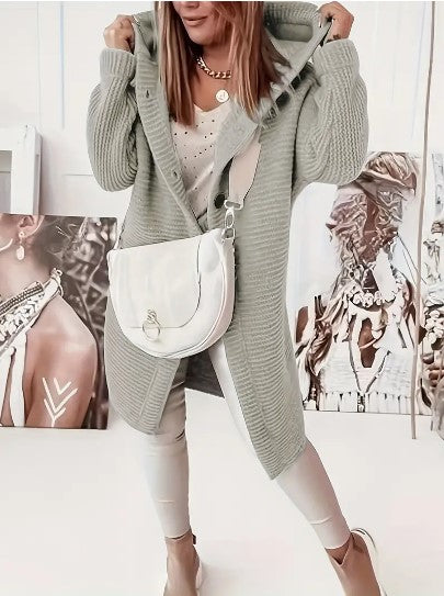 Cardigan Confortable pour Femmes | Avec Capuche