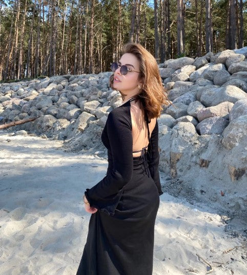 Isabella | Robe Maxi Tricot