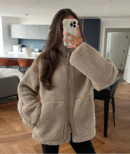Manteau Teddy Femme | Confortable