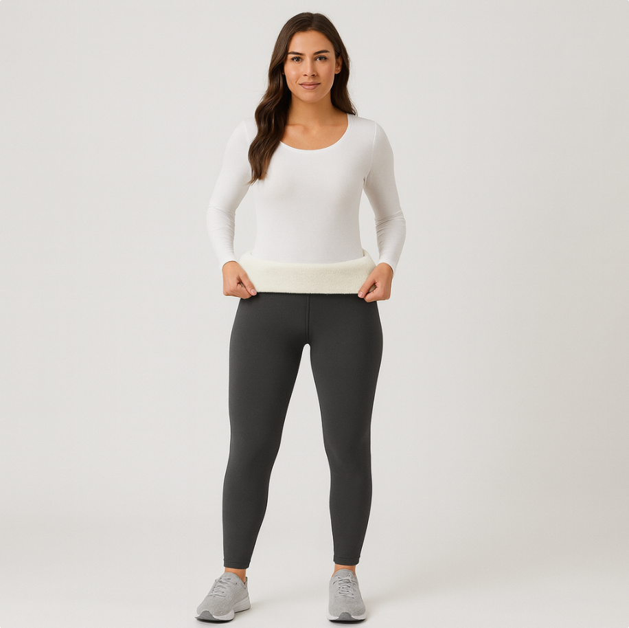 Selora | Leggings Thermo Douillets avec Doublure Sherpa pour Femmes