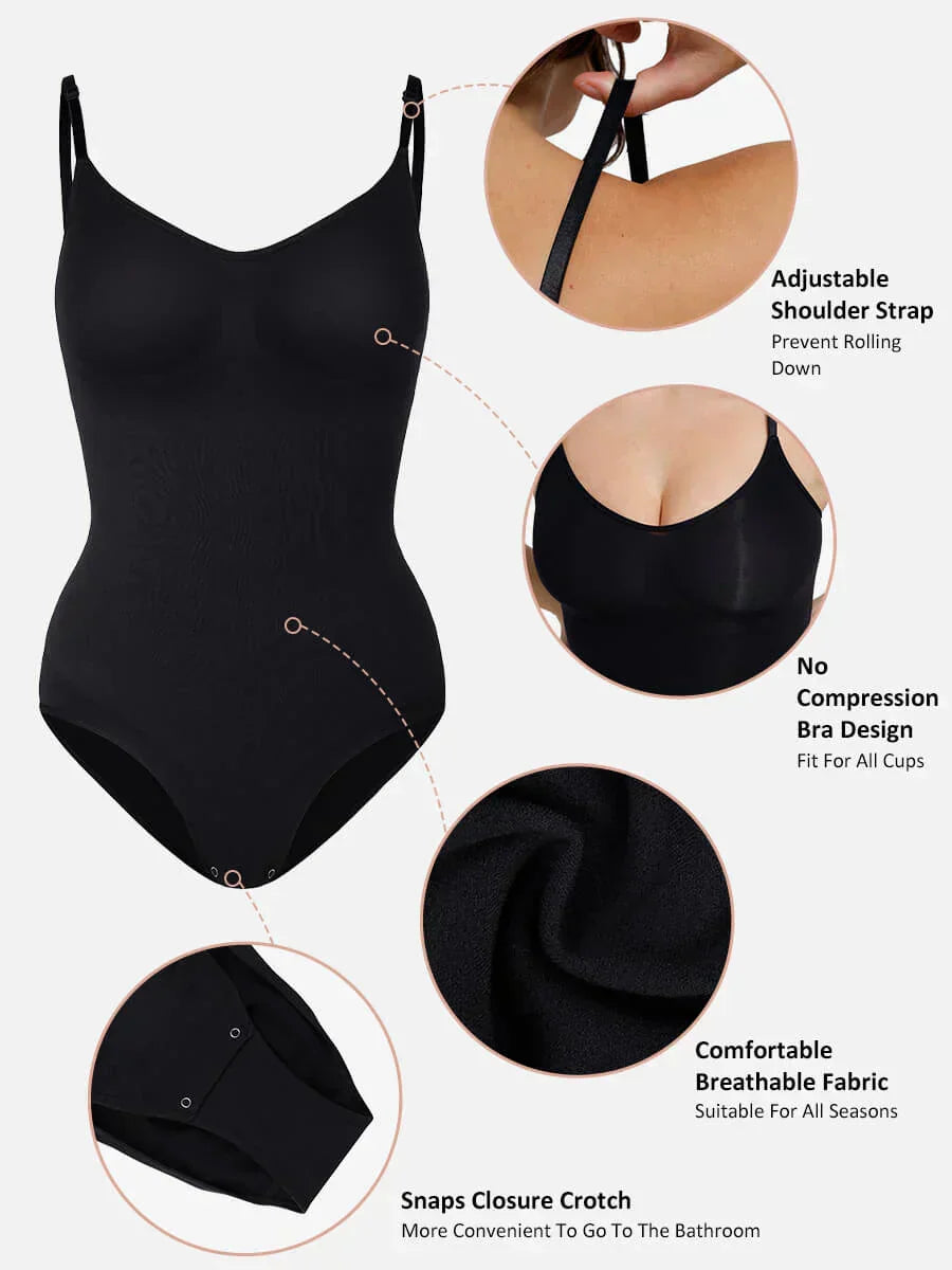 Body gainant avec slip court