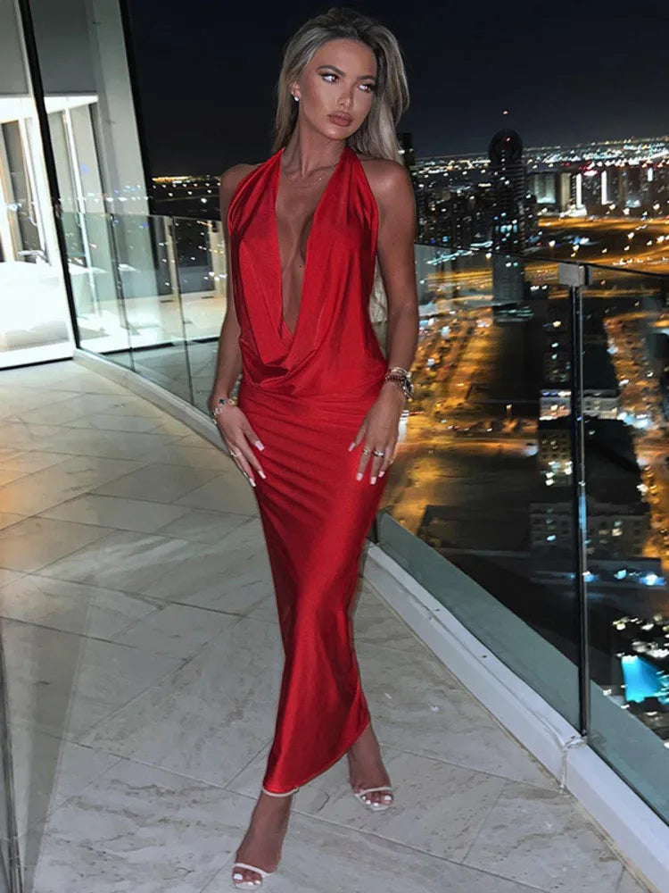 Berkley | Robe maxi dos nu