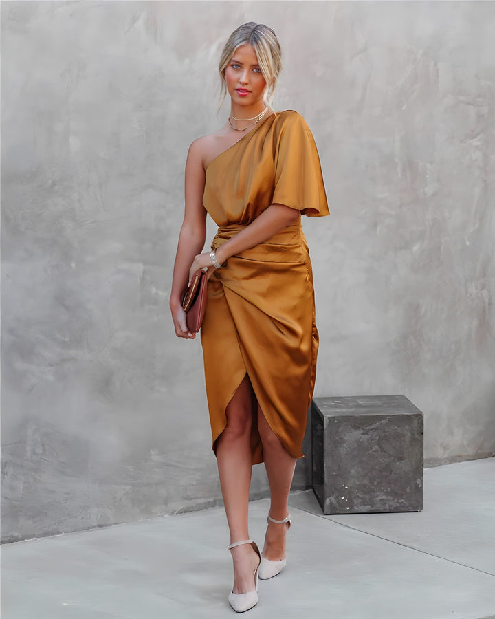 Kumari | Robe de soirée élégante à épaule unique