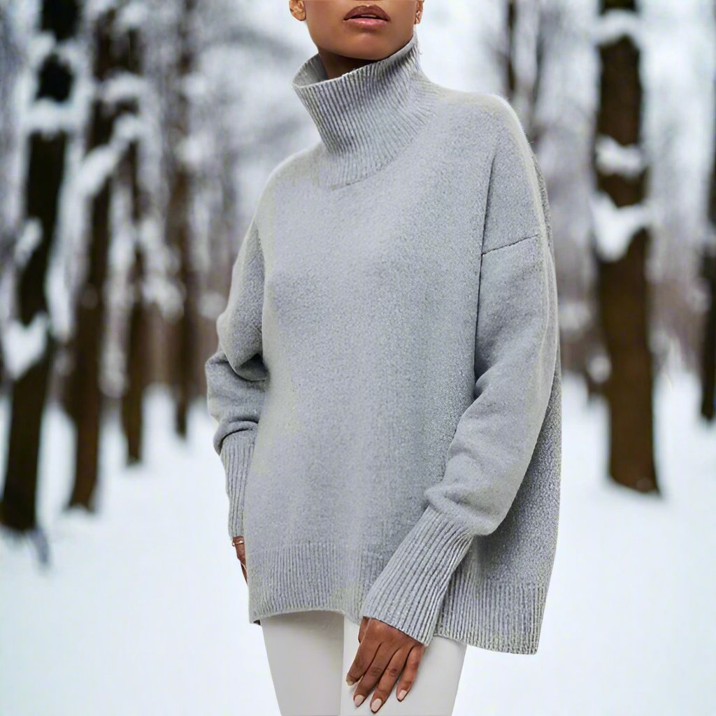 Pull à col roulé classique, chic et confortable pour femmes