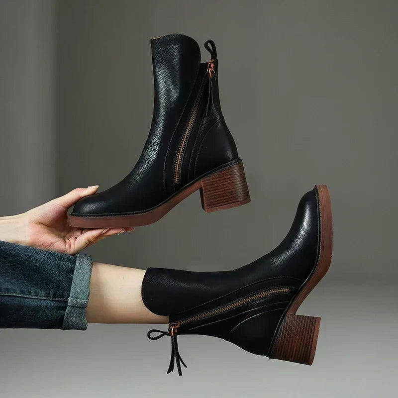 Selina | Bottines à talon bloc pour femmes