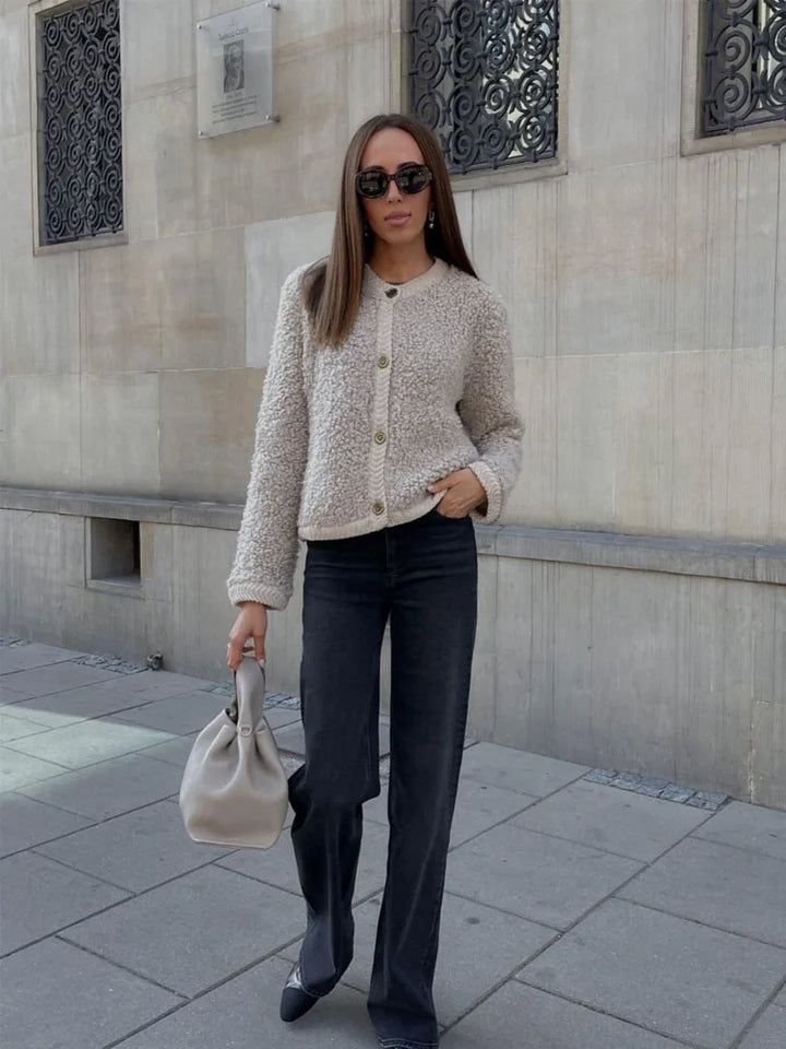 Manteau en teddy pour femmes à la mode | Élégant