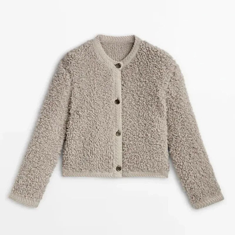 Manteau en teddy pour femmes à la mode | Élégant
