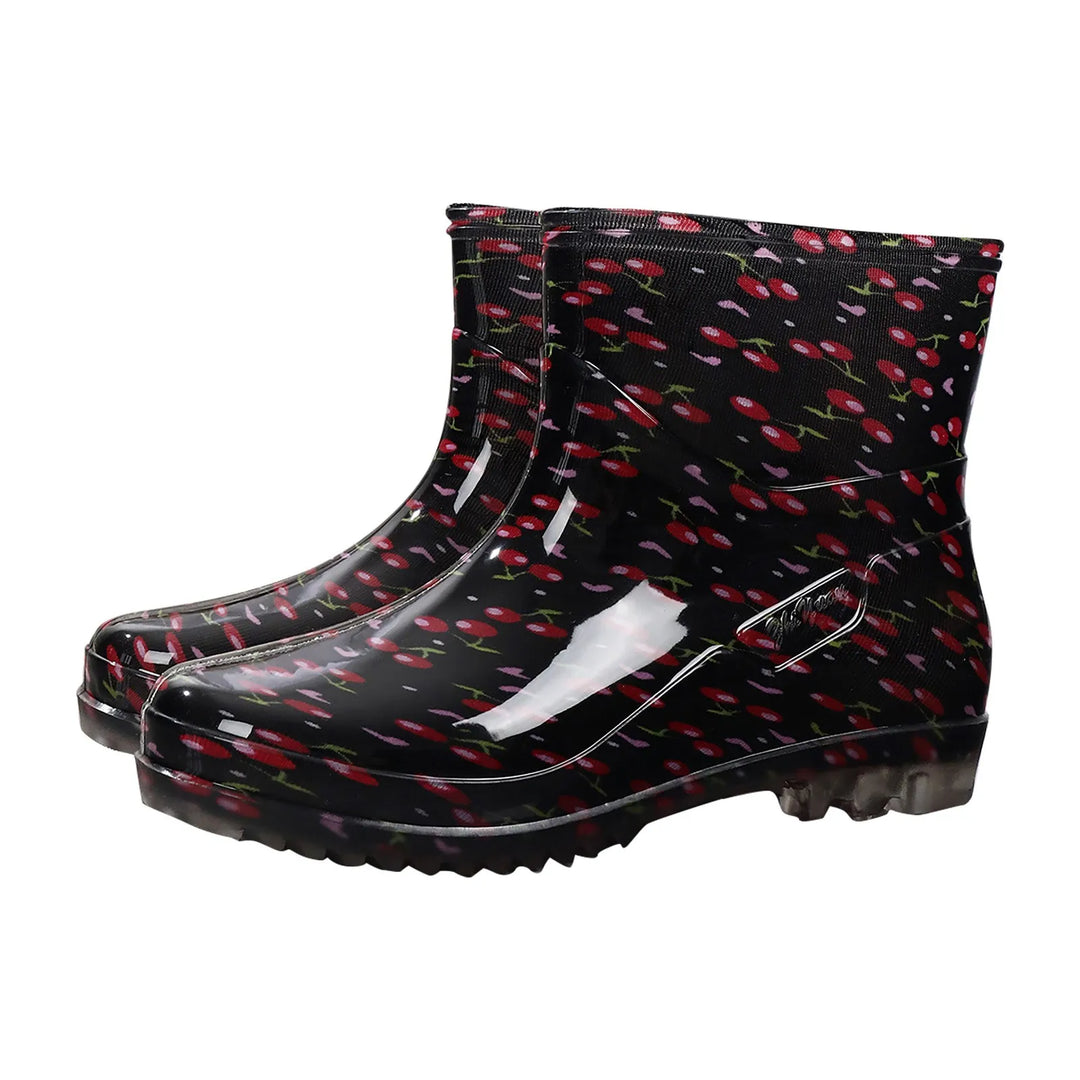 Bottes en Caoutchouc Étanches pour Femmes | Avec Imprimé Coloré