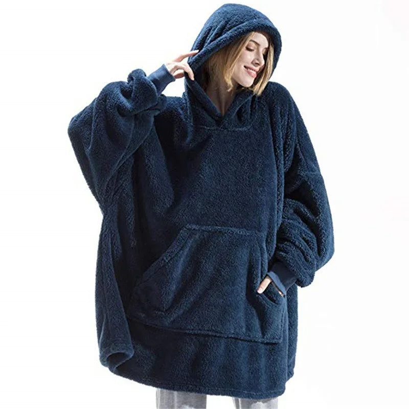 Hoodie Oversize Femme Pull Douillet | Doux & Décontracté