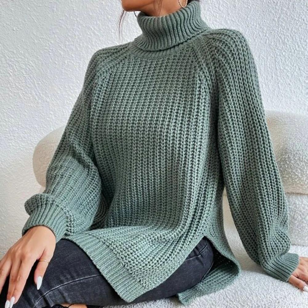 Pull à col roulé élégant, confortable et polyvalent pour femmes