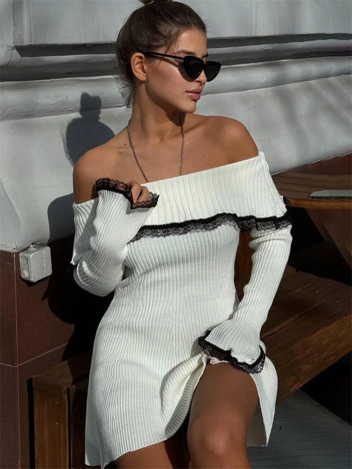 Camila | Robe Mini Tricotée