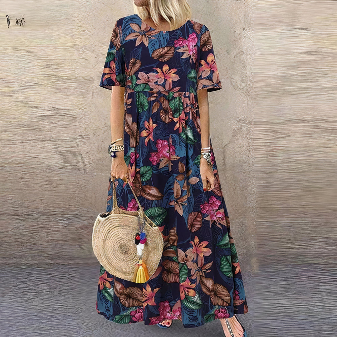 Bonnie - Robe maxi florale pour femmes