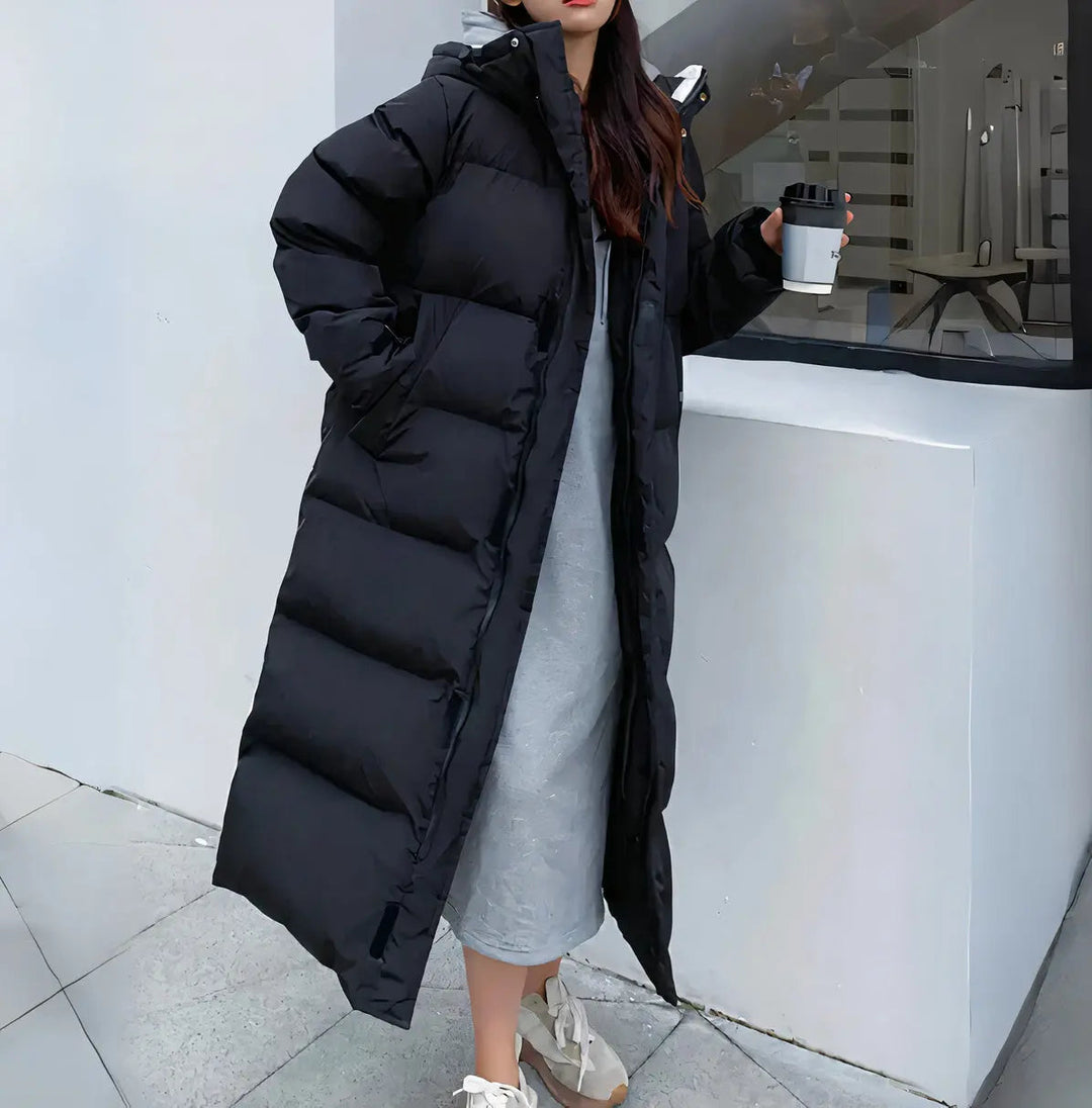 Sophie | Parka d'hiver élégant pour femmes Noir