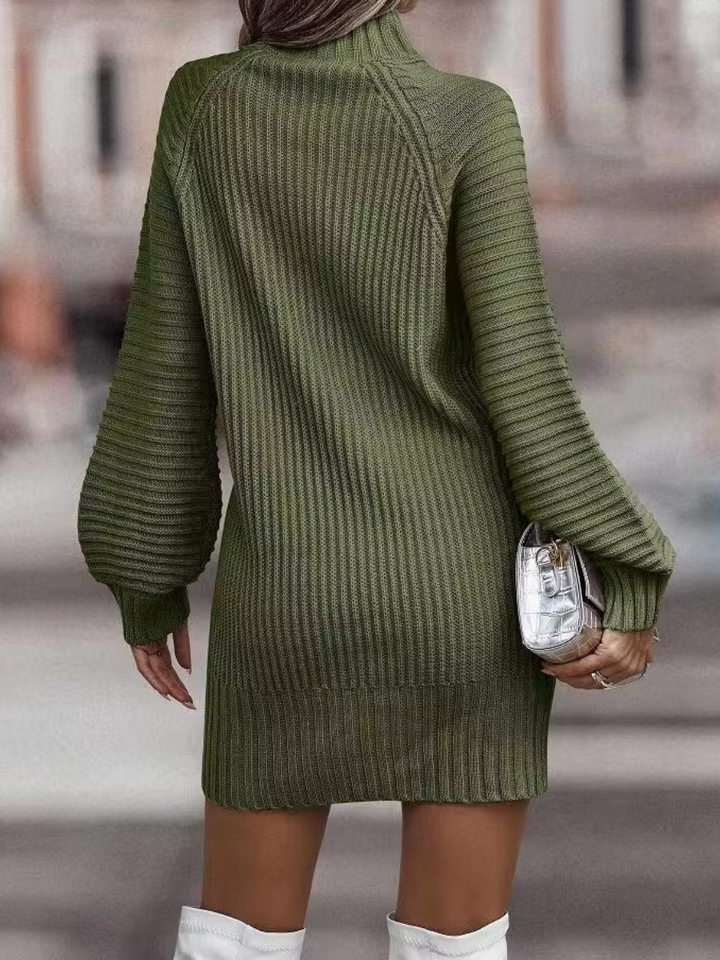 Stella | Robe en tricot d'hiver Mini Robe