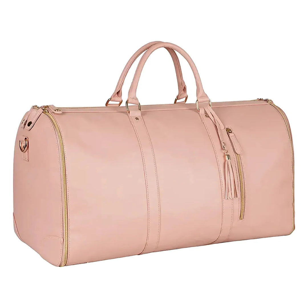 Sac de voyage pliable et élégant pour femmes en cuir PU imperméable